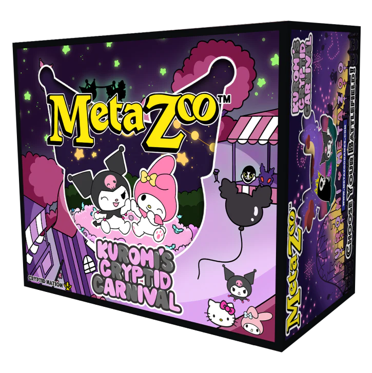 METAZOO TCG X SANRIO KUROMI BOOSTER DISPLAY
