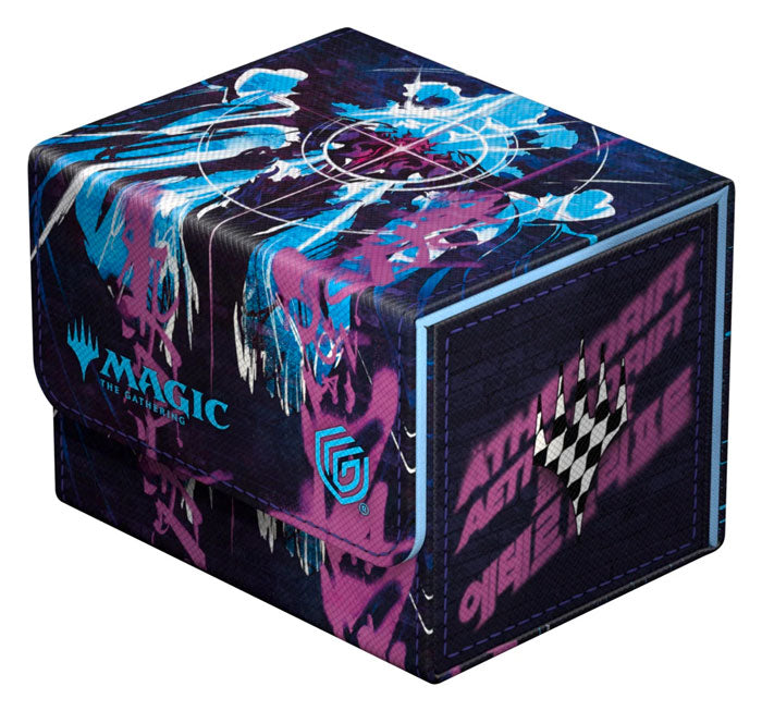 MTG Ultimate Guard 100+ Sidewinder Xenoskin Deck Case - Aetherdrift - Oildeep Gearhulk