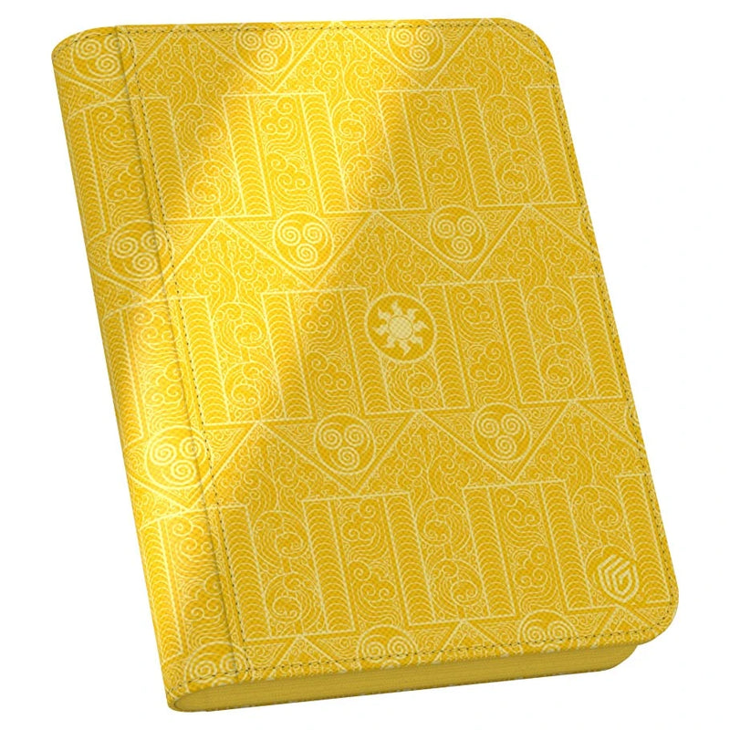 Binder: 4-Pocket: ZipFolio: Magic the Gathering: Avatar The Last Airbender: Mana Symbol Yellow