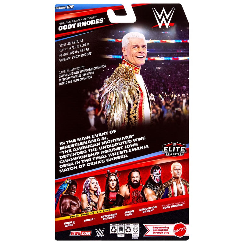 WWE Elite Series 125 Cody Rhodes Action Figure