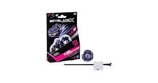 Bey Blade X Dark Perseus B 6-80W CX Starter Pack Set, Defense Type Top and Launcher; Authentic Takara Tomy Battle Tops Games, Toys for Boys and Girls 8+