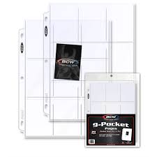 BCW 9-Pocket Binder Pages