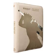 Ultra PRO - Final Fantasy x Universes Beyond Cloud, Ex-SOLDIER 9-Pocket Premium Zippered PRO-Binder for Magic: The Gathering | TCG Card Collector Album, MTG Binder, Final Fantasy Card Binder
