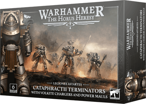 Cataphractii Terminators with Volkite Chargers and Power Mauls