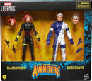 Avengers Marvel Legends Series Black Widow and Quicksilver 6-Inch Action Figures