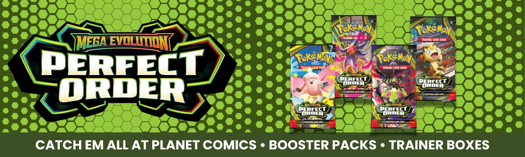 find pokemon mega evolution perfect order booster packs and trainer boxes at planet comics in anderson.