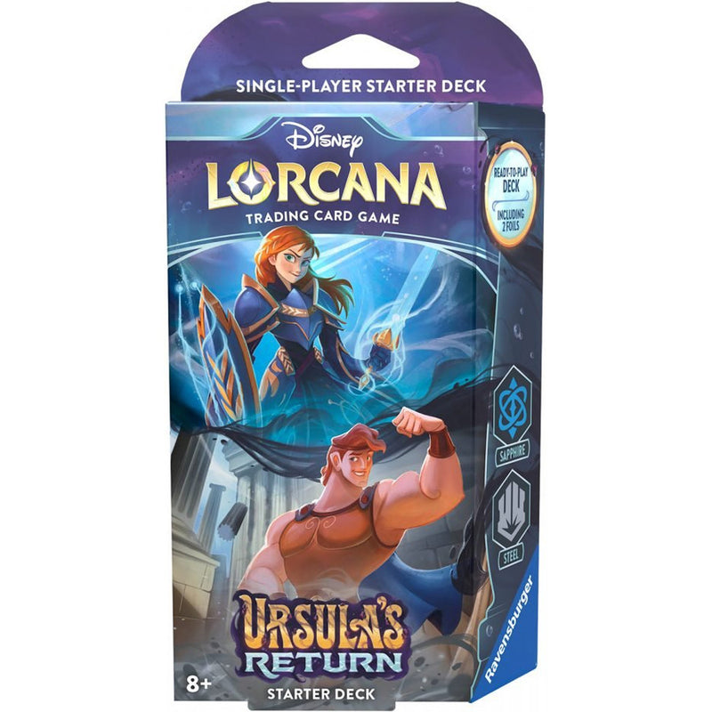 Disney Lorcana: Ursulas Return Starter Deck (Saphire & Steel)