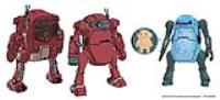 Hasegawa 1/35 MechatroWeGo VOTOMS collab series Vol.2 “BRUTISHDOG & DIDILIUMCAPSULE” (Two kits in the box)