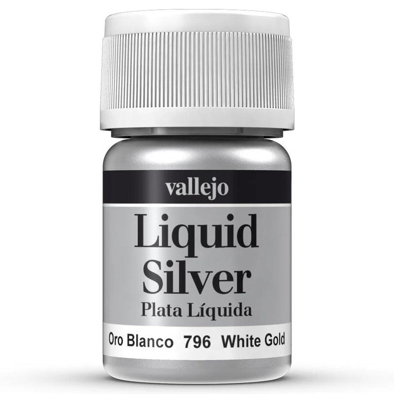 Vallejo Liquid Silver-White Gold