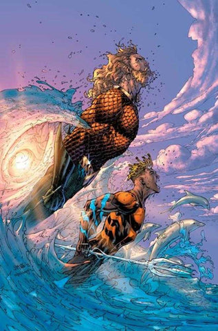 Aquamen #1 Cover F 1 in 25 Jim Lee & Scott Williams Card Stock Variant