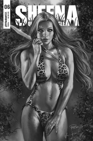Sheena Queen Jungle #6 Cover H 25 Copy Variant Edition Parrillo Black & White