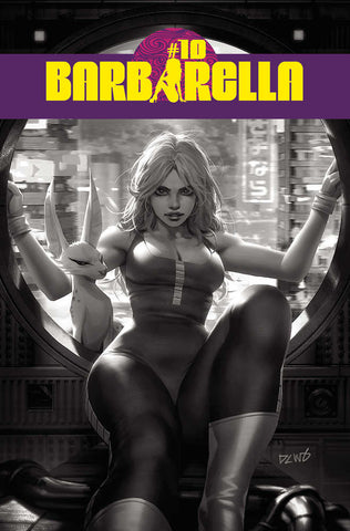 Barbarella #10 Cover I 25 Copy Variant Edition Chew Black & White
