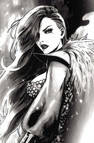Red Sonja (2021) #8 Cover Q 10 Copy Foc Variant Edition Sozomaika Black & White Vir