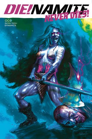 Die!Namite Never Dies #3 Cover L Foc Parrillo Ultraviolet