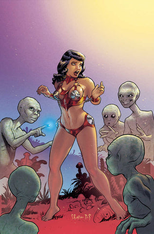 Bettie Page Alien Agenda #5 Cover I 30 Copy Variant Edition Roux Virgin
