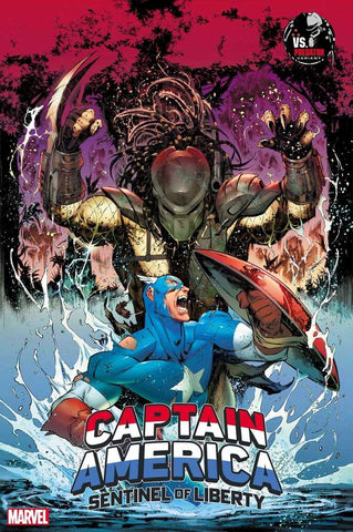 Captain America Sentinel Of Liberty #2 Coello Predator Variant