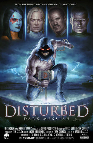 Disturbed Dark Messiah #3 (Of 5) Cover B 5 Copy Variant Edition Alessio