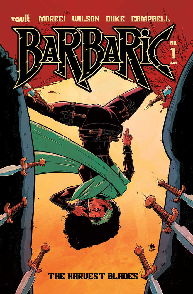 Barbaric Harvest Blades One Shot Cover E Hennessy 25 Copy Variant Edition