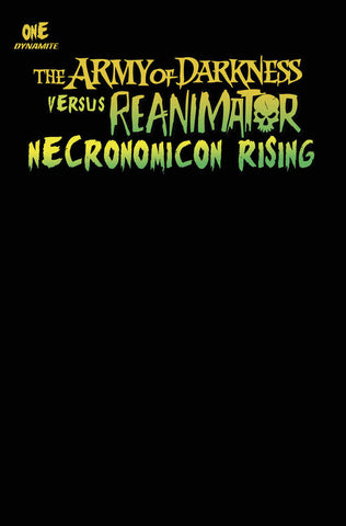 Aod vs Reanimator Necronomicon Rising #1 Cover Q Foc Black Bla