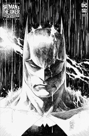Batman & The Joker The Deadly Duo #2 (Of 7) Cover F 1 in 50 Marc Silvestri Black & White Variant (Mature)