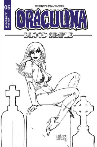 Draculina Blood Simple #5 Cover G 10 Copy Variant Edition Linsner Line Ar