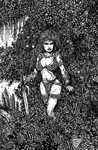 Red Sonja 2023 #1 Cover Za 30 Copy Eastman Line Art Virgin
