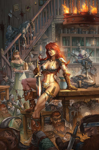 Red Sonja 2023 #1 Cover Zi 125 Copy Quah Virgin Foil