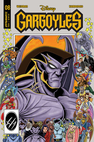 Gargoyles #8 Cover R Foc Haeser Original