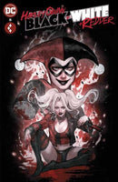 Harley Quinn Black White Redder