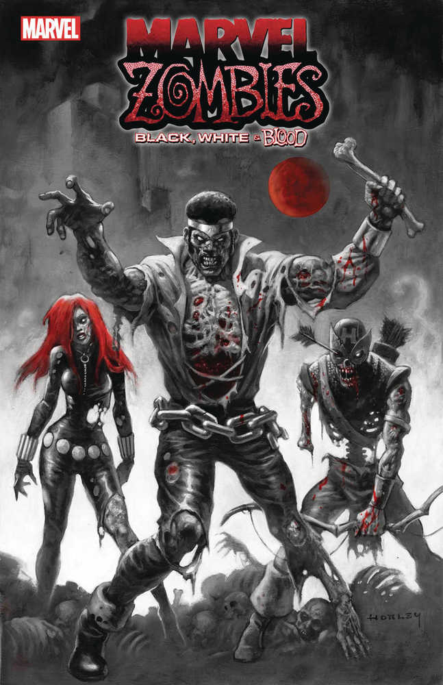 Marvel Zombies Black White Blood