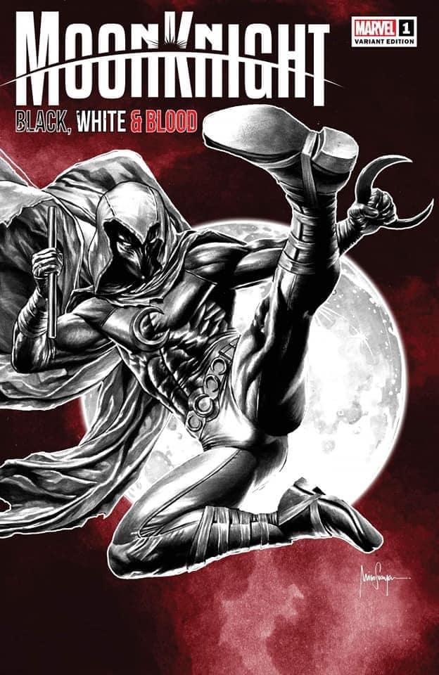 Moon Knight Black White and Blood