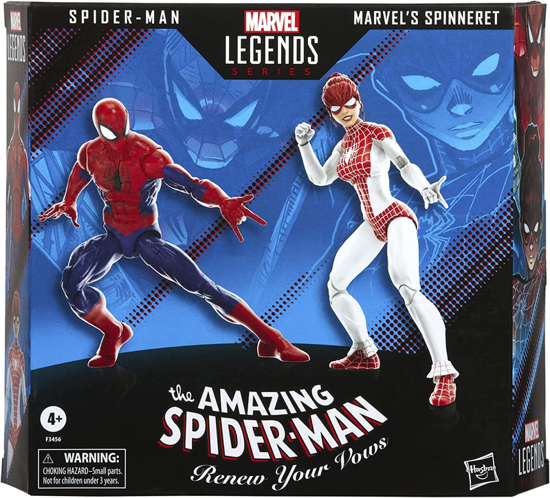 Marvel Legends Spider-Man and Spinneret Figues