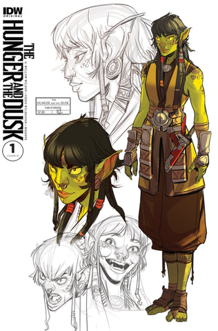 The Hunger And The Dusk #1 Variant Ri (25) (Wildgoose Character Sketch)