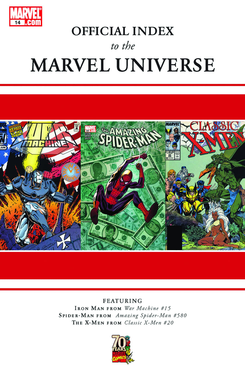 official Index To Marvel Universe