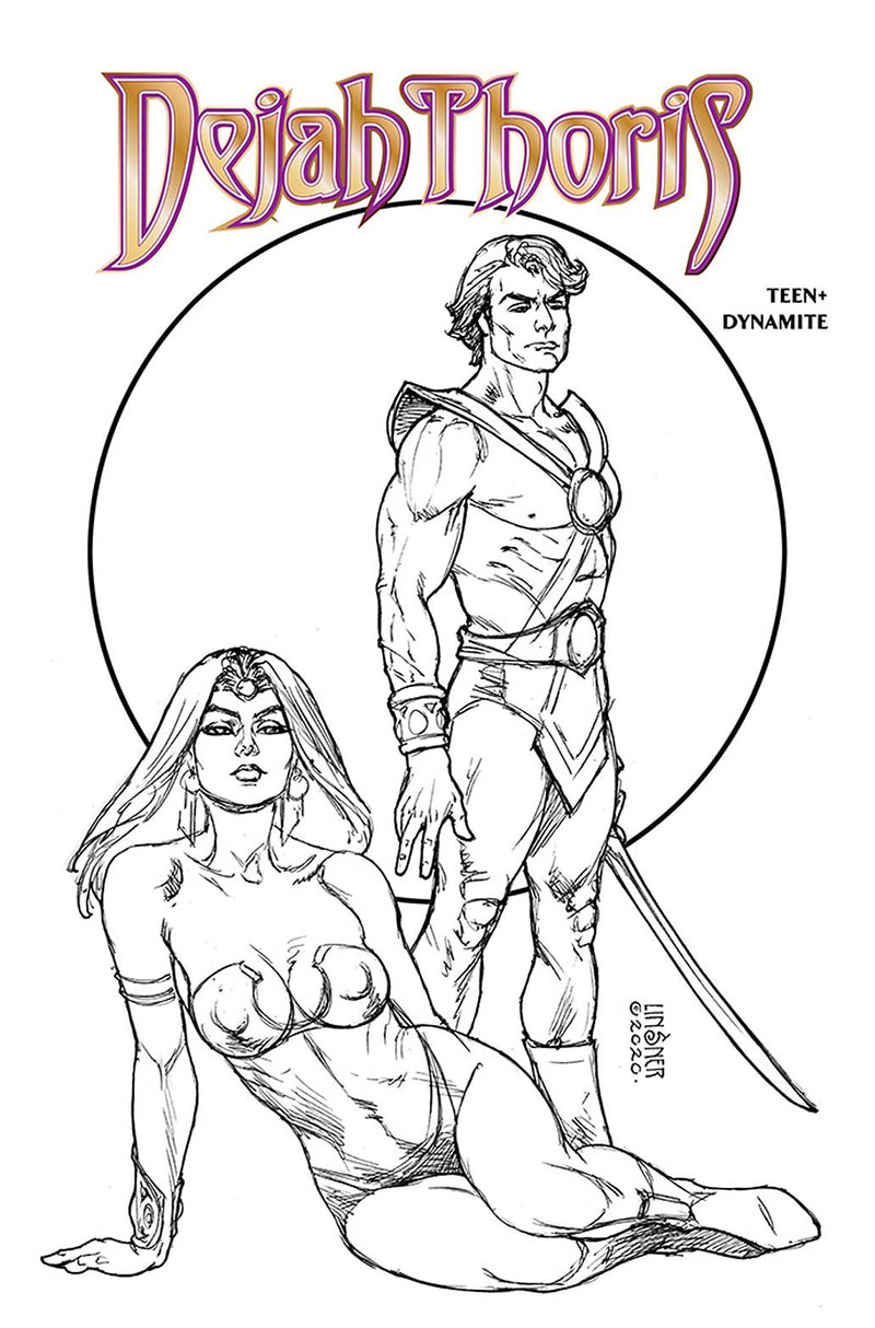 Dejah Thoris Winters End One Shot 15 Copy Linsner B&W Incv