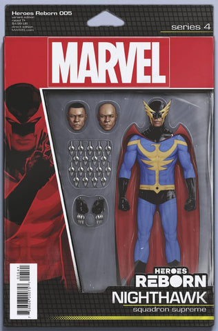 Heroes Reborn #5 (of 7) Christopher Action Figure Var