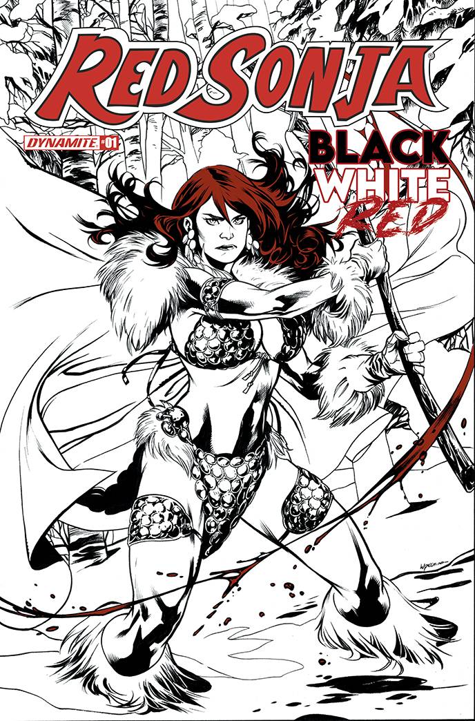 Red Sonja Black White Red