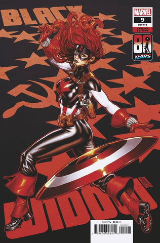 Black Widow #9 Brooks Captain America 80Th Var