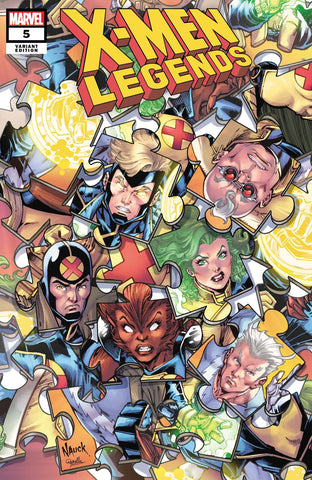 X-Men Legends #5 Nauck Puzzle Var