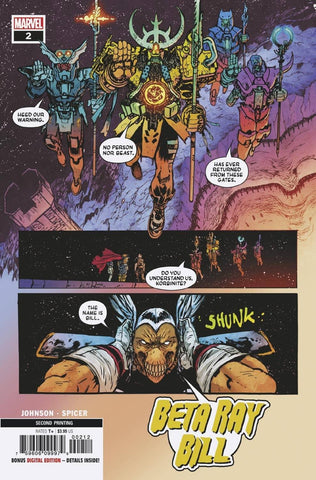 Beta Ray Bill #2 (of 5) 2Nd Ptg Johnson Var