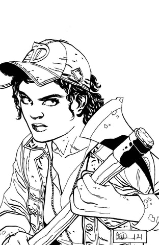 Skybound X #1 Cvr H 10 Copy Incv B&W Adlard