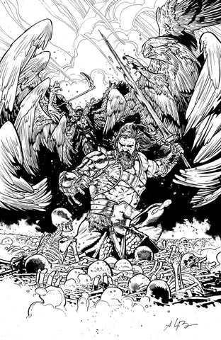 Skybound X #2 Cvr D 10 Copy Incv B&W Bressan