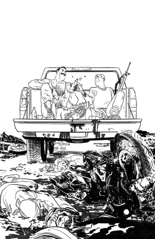 Skybound X #3 Cvr F 10 Copy Incv B&W Henderson