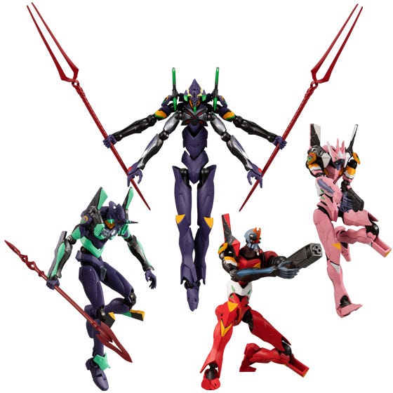EVA Frame 02 "Neon Genesis Evangelion", Bandai Shokugan EVA Frame