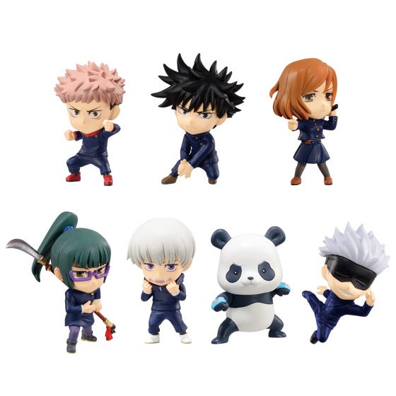 Jujutsu Kaisen Adverge Motion (SET) "Jujutsu Kaisen", Bandai Shokugan Adverge Motion