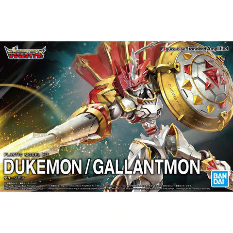 Digimon Dukemon/Gallantmon Amplified Figure Plastic Model Kit
