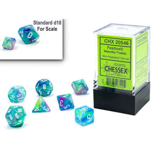 mini dice Festive Waterlily