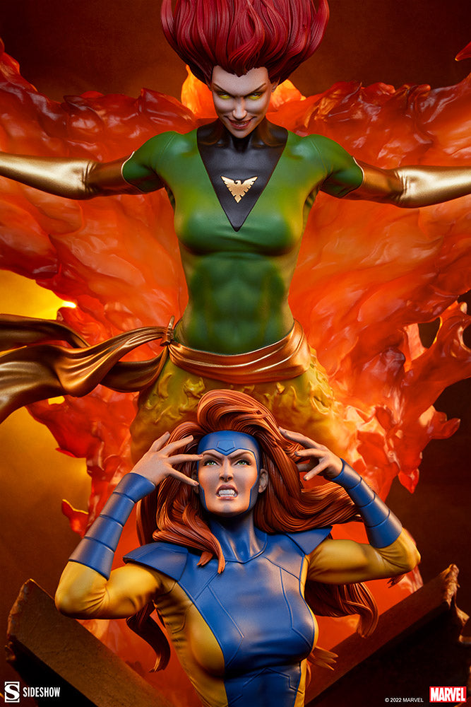 Phoenix and Jean Grey Maquette by Sideshow Collectibles