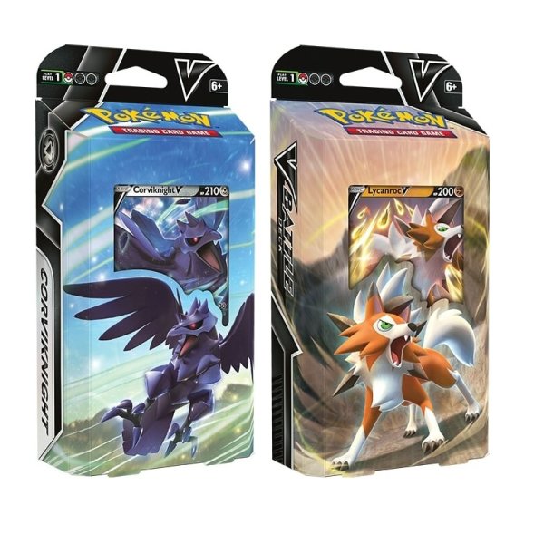 Pokemon Lycanroc V/Corviknight V VBATTLE DECK