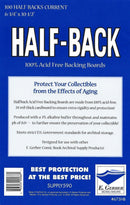 Half-Back Current Comic Book Backing Board 100 Count E.Gerber